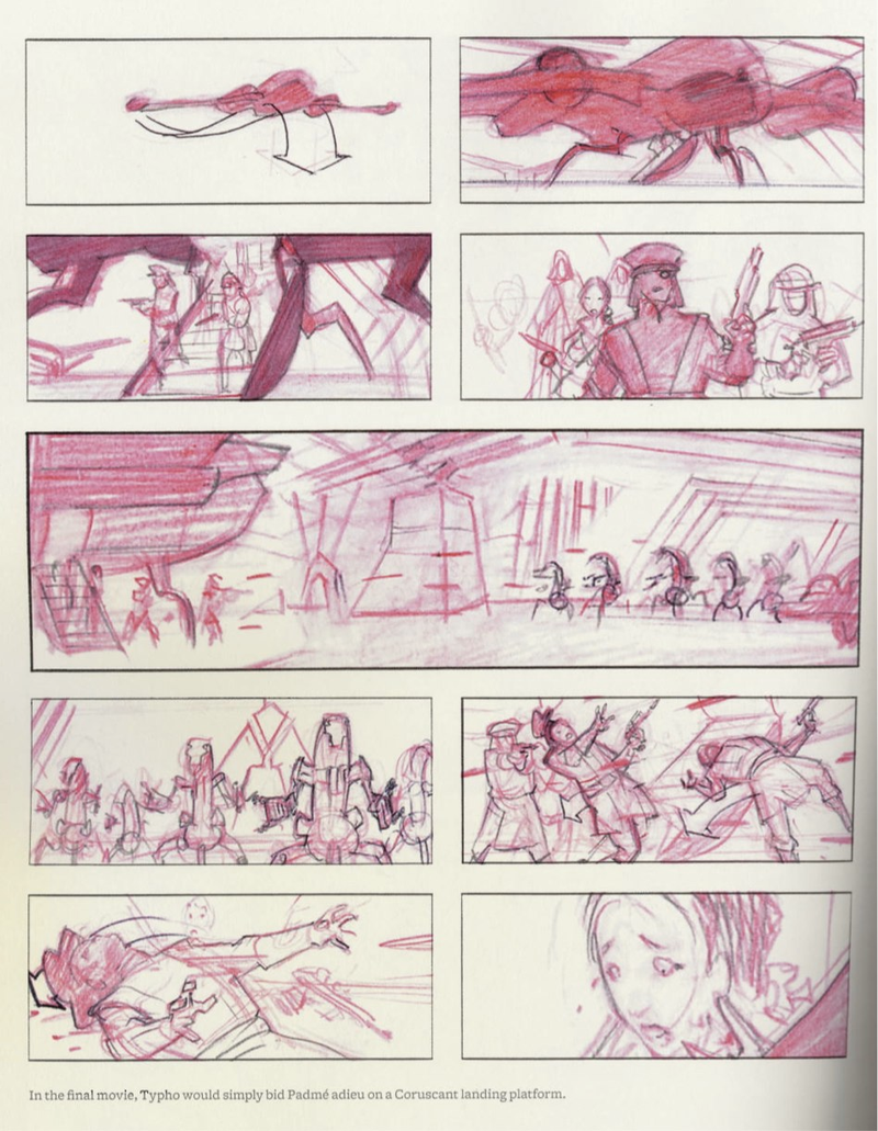 Illustration for article titled Storyboards reveal the amazing Star Wars prequel you never saw